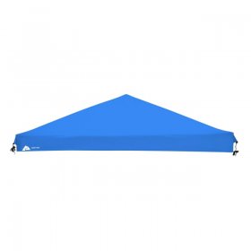 Ozark Trail 10' x 10' Instant Slant Leg Replacement Pop-up Canopy Top Outdoor Shading Cover, Blue