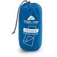 Ozark Trail Breathable Polyester Camping Sleeping Bag Liner Sheet, Blue (78" L x 33.5" W)